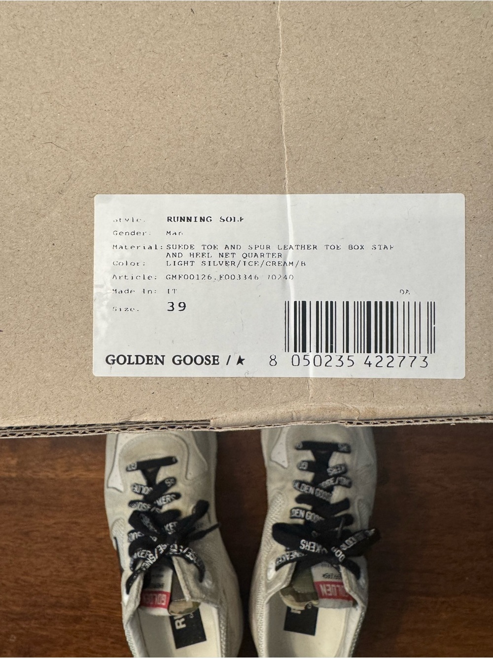 GOLDEN GOOSE running sole, Brand New, perfect condition. Size 39 - Picture 6 of 8
